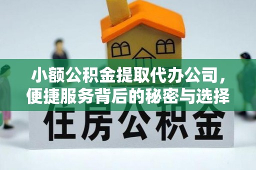 杭锦后旗小额公积金提取代办公司，便捷服务背后的秘密与选择指南