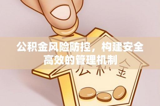 杭锦后旗公积金风险防控，构建安全高效的管理机制